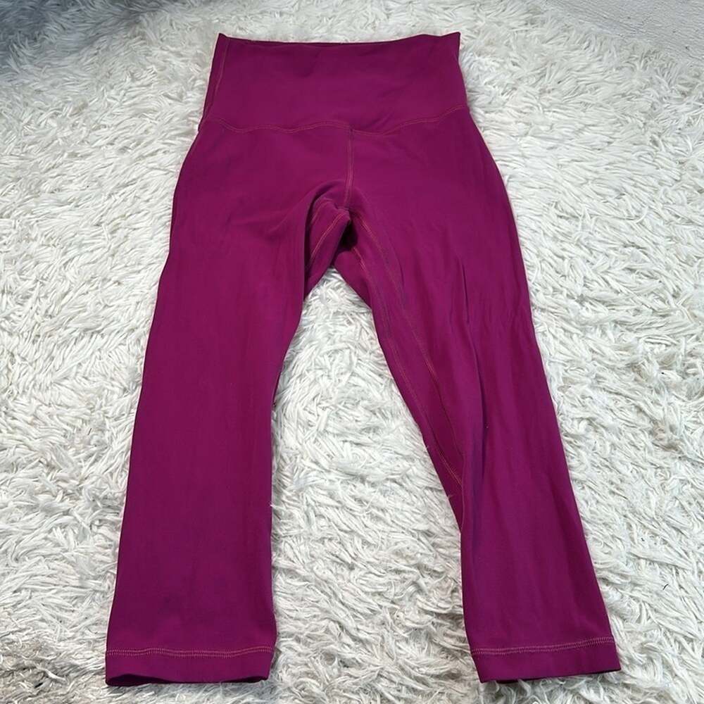 Lululemon Align Crop Deep Fuschia